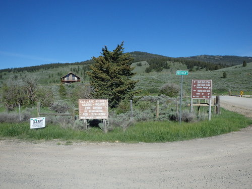 GDMBR: Major intersection, our route is behind us.